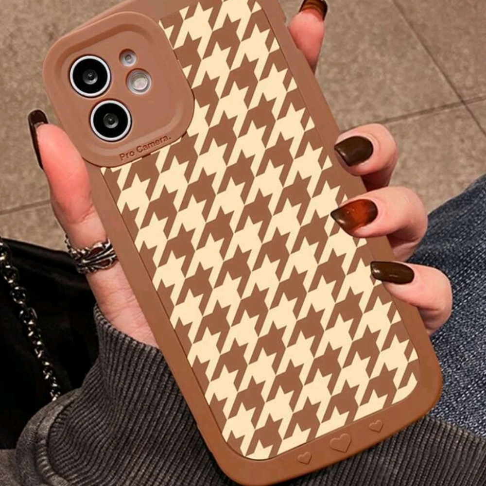 iphone 13 houndstooth cell phone case